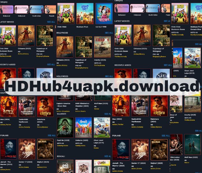 HDHub4u APK V5.5.0 (124 MB) - Stream HD Movies & Shows